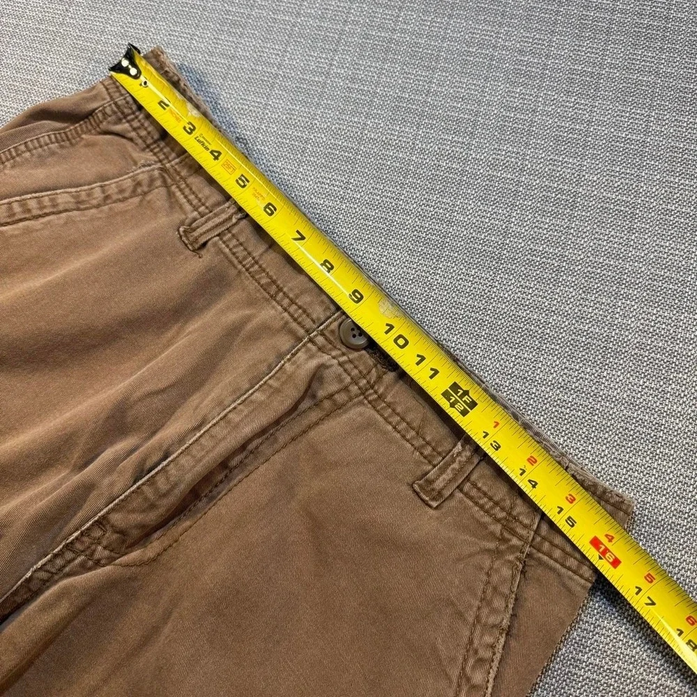 Plugg Brown Cotton Cargo Shorts Men's Size 31
